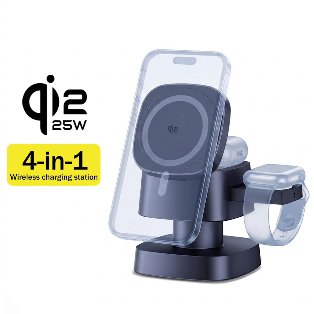 Wireless Charger Watch - Магнитная беспроводная зарядная станция Qi2.2 25W