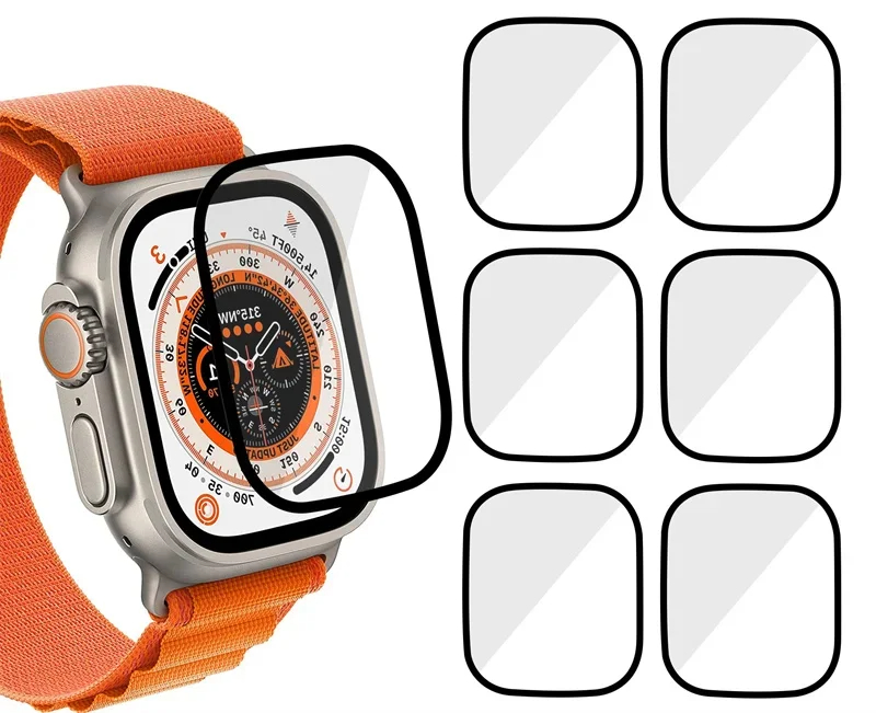 Watch Case Bumper - Защитная пленка 3D из закаленного стекла
