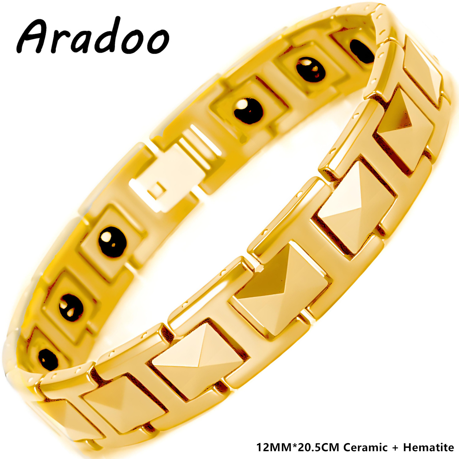 Ceramic Link Bracelet - Керамический браслет ARADOO премиум-класса для мужчин