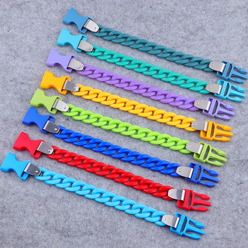 Ceramic Link Bracelet - Модные Разноцветные акриловые браслеты-цепочки fishsheep для