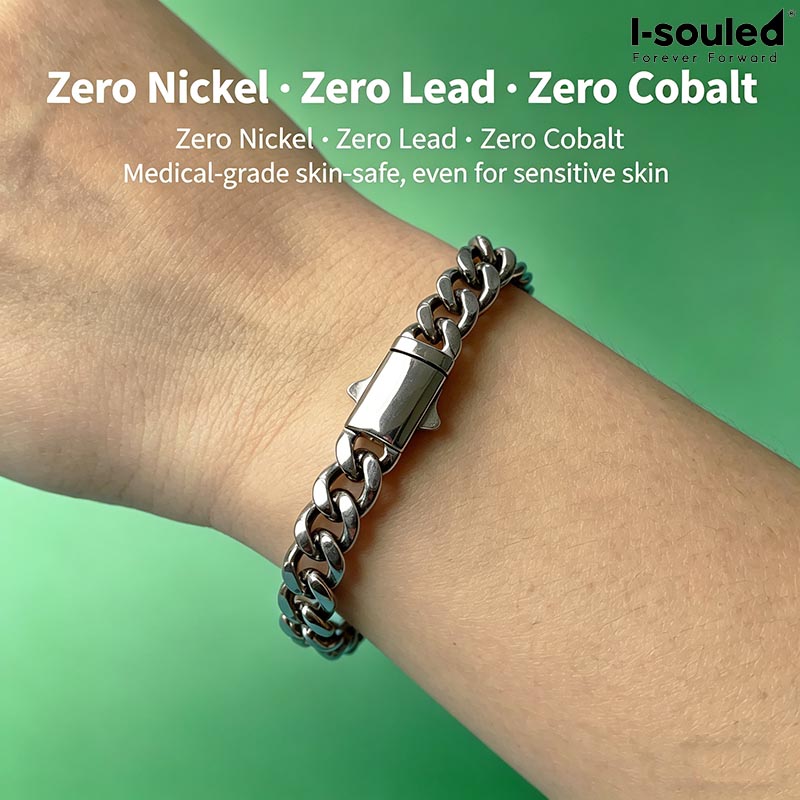 Браслет-цепочка из титана 7 мм – обзор и цена Ceramic Link Bracelet