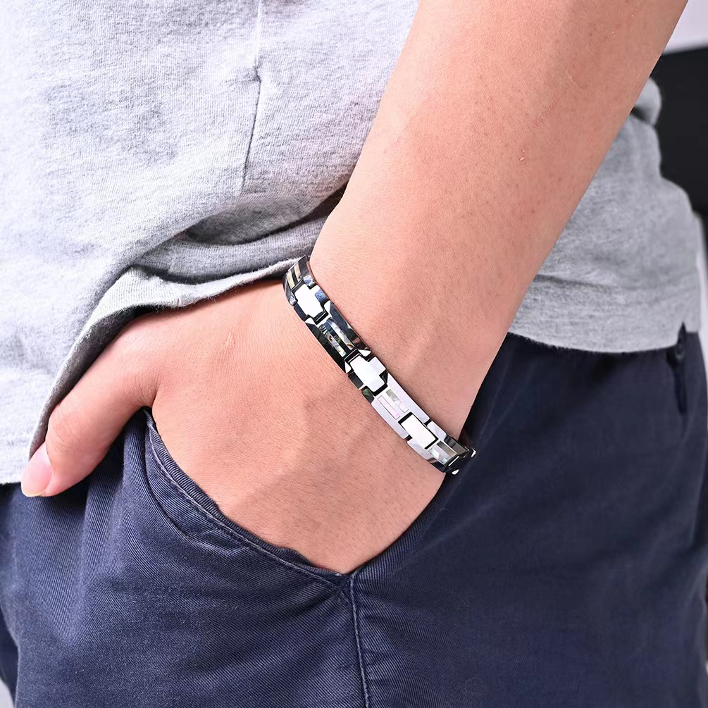 10 мм черный керамический брас – обзор и цена Ceramic Link Bracelet