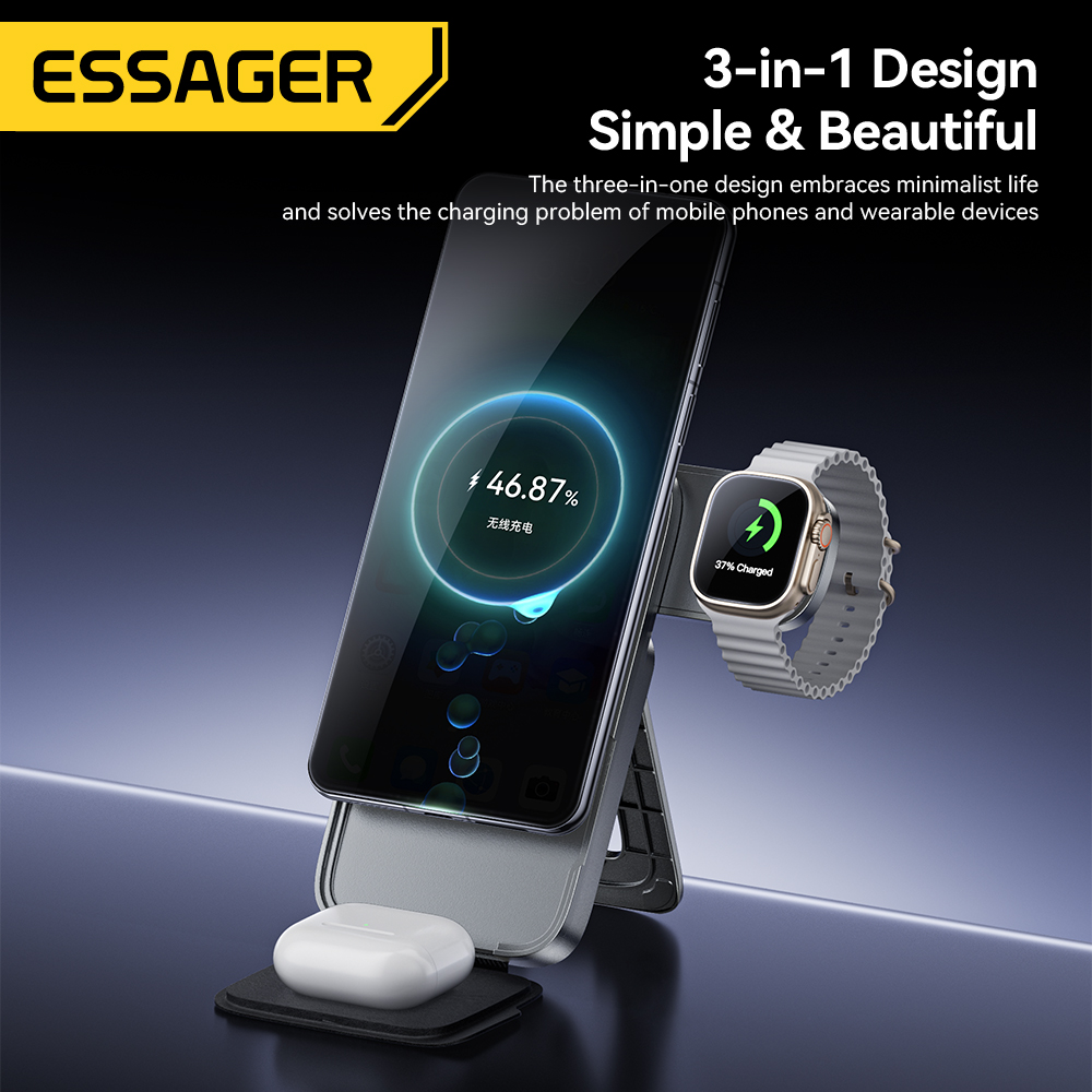 Essager 3-в-1 Портативная скла – обзор и цена Smartwatch Ac
