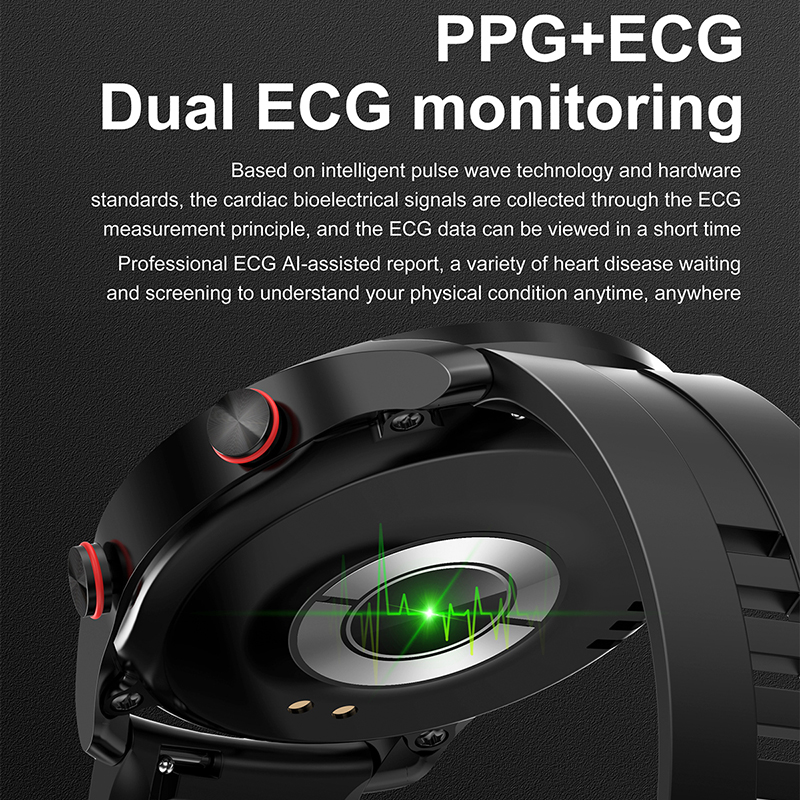 ECG+PPG Bluetooth Вызов Смарт  – обзор и цена Smartwatch Faces