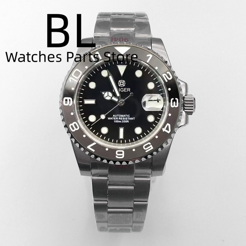 BLIGER 40 мм мужские часы NH35 – обзор и цена Ceramic Link Bracelet
