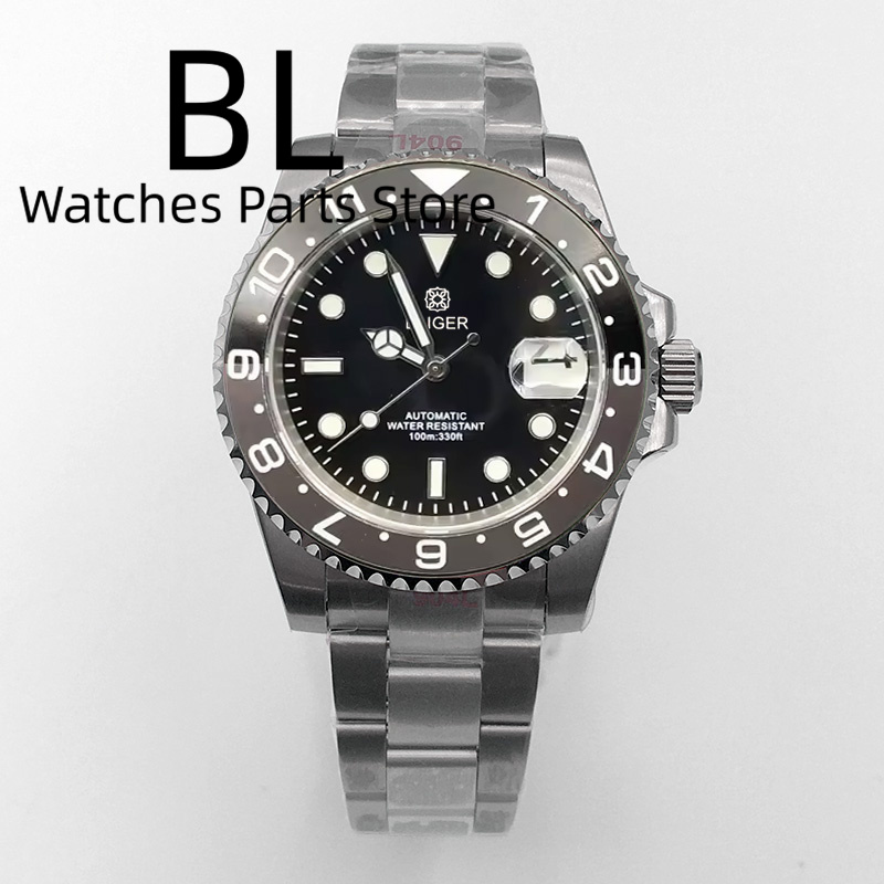 BLIGER 40 мм мужские часы NH35 – обзор и цена Ceramic Link Bracelet