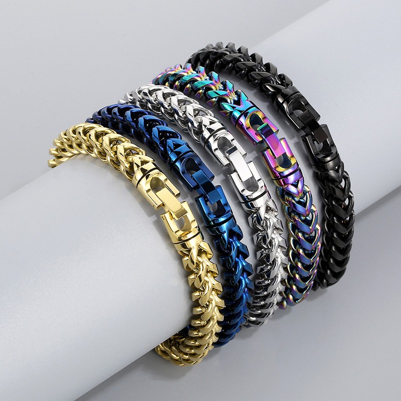 Радужный Браслет 10 мм, хип-хо – обзор и цена Ceramic Link Bracelet