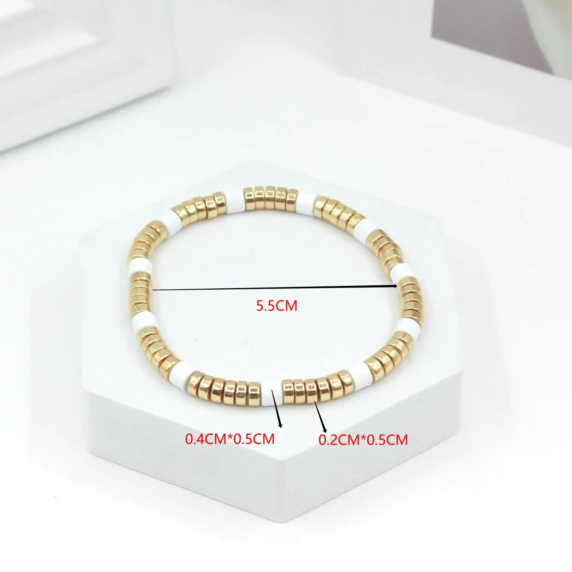 Богемная эмаль, белый холодный – обзор и цена Ceramic Link Bracelet