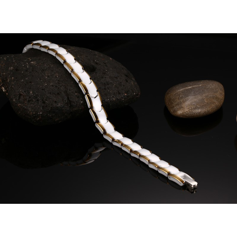 Женские магнитные браслеты Vin – обзор и цена Ceramic Link Bracelet