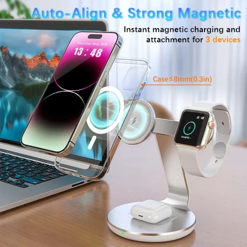 Беспроводная зарядная станция  – обзор и цена Wireless Charger Watch