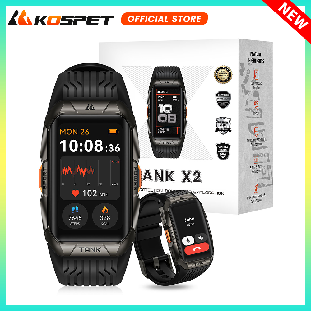 KOSPET TANK X2 Смарт-часы для  – обзор и цена Smartwatch Faces