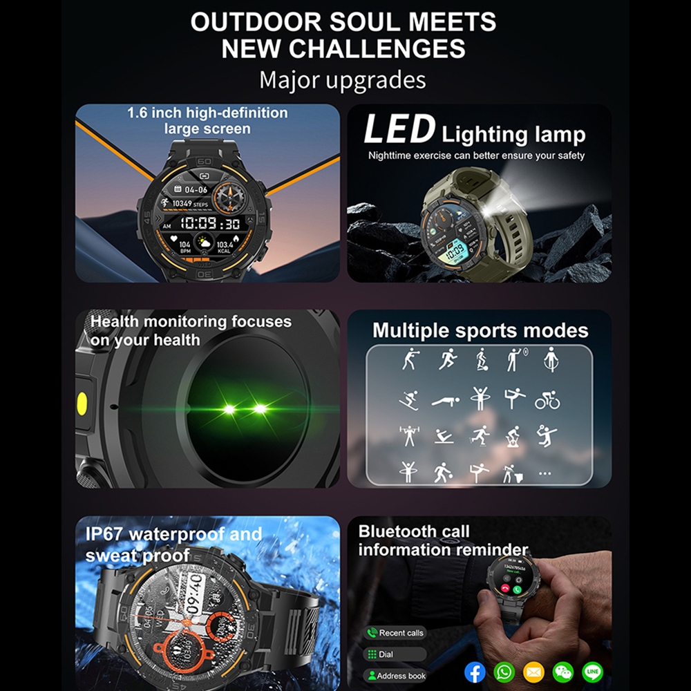 Уличные военные прочные умные  – обзор и цена Smartwatch Faces