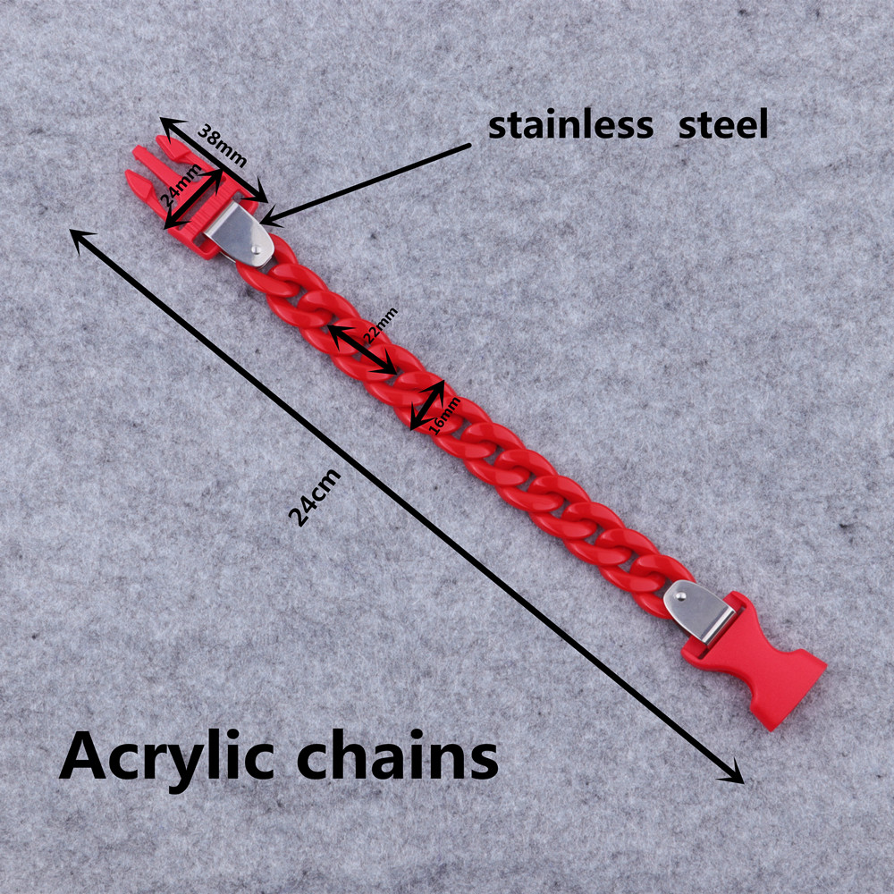 Модные Разноцветные акриловые  – обзор и цена Ceramic Link Bracelet