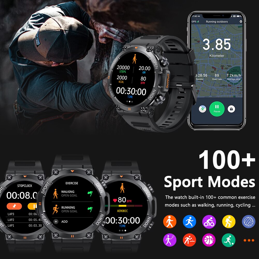 MEVADEN 1,39-дюймовый HD Bluet – обзор и цена Smartwatch Faces
