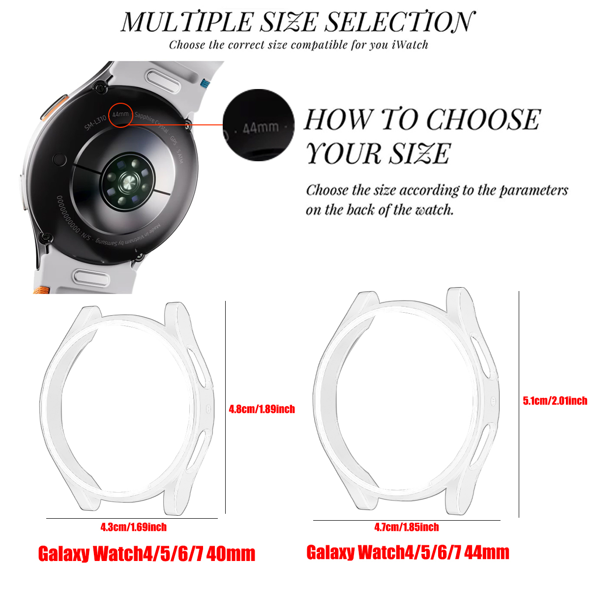 Защитный чехол для Samsung Gal – обзор и цена Accessories For Galaxy Watch 5