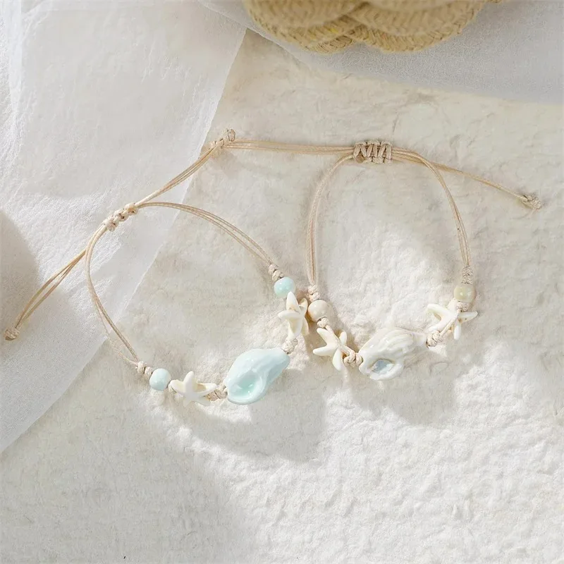 Богемные раковины, морская зве – обзор и цена Ceramic Link Bracelet