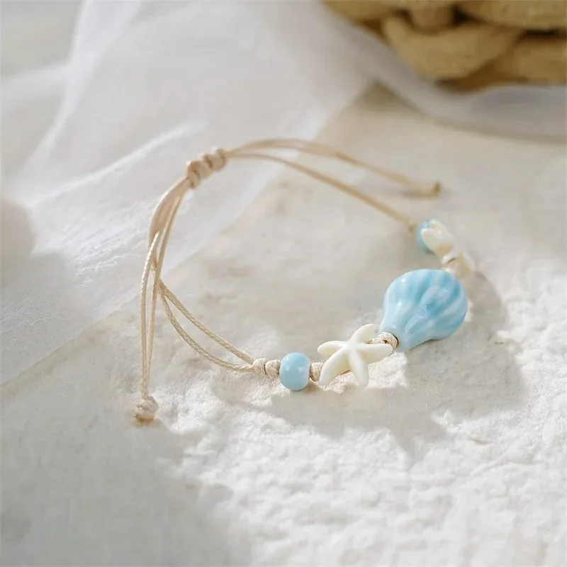 Богемные раковины, морская зве – обзор и цена Ceramic Link Bracelet